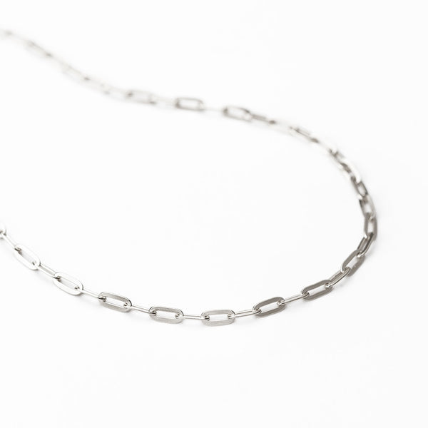 Paperclip Chain Necklace Silver | Shen Yun Shop 