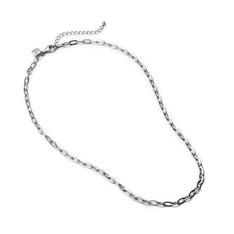 Paperclip Chain Necklace Silver | Shen Yun Shop 