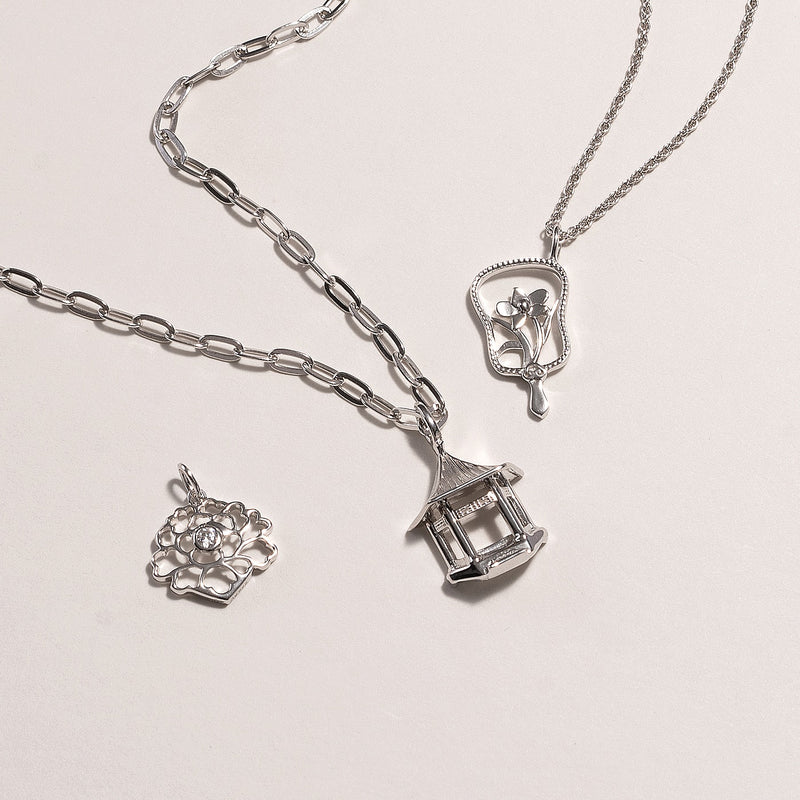 Pavilion Grace Charm Silver Life Style | Shen Yun Collections
