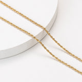 Rope Chain Necklace Gold Chain Details | Shen Yun Collections
