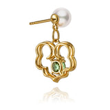Ruyi Timeless Blessings Fine Jewelry Earrings Back View | Shen Yun Collections