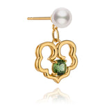 Ruyi Timeless Blessings Fine Jewelry Earrings Side View | Shen Yun Shop