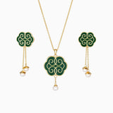 Ruyi Earrings & Necklace Set