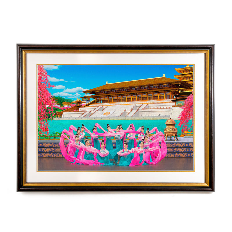 Elegance of a Majestic Era Premium Giclée Print Wood | Shen Yun Collections 