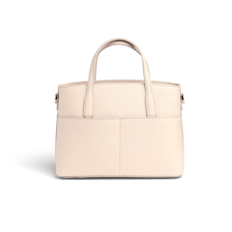  Tang Dynasty Grace Cross  Body Parchment Beige Rear View | Shen Yun Collections 