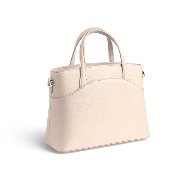 Tang Dynasty Grace Cross  Body Parchment Beige Side View | Shen Yun Collections 