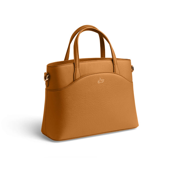Tang Dynasty Grace Crossbody Bag Camel Side Image | Shen Yun Collections