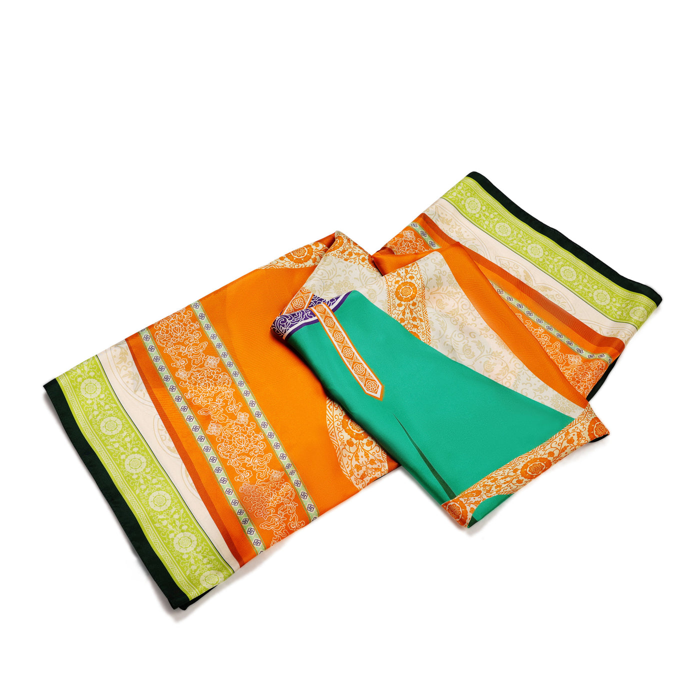 HEUGN SILK SCARF 希少品 美品 HEUGN SILK SCARF 希少品 美品