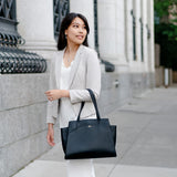 Tang Dynasty Grace Tote Bag Black Model | Shen Yun Collections  