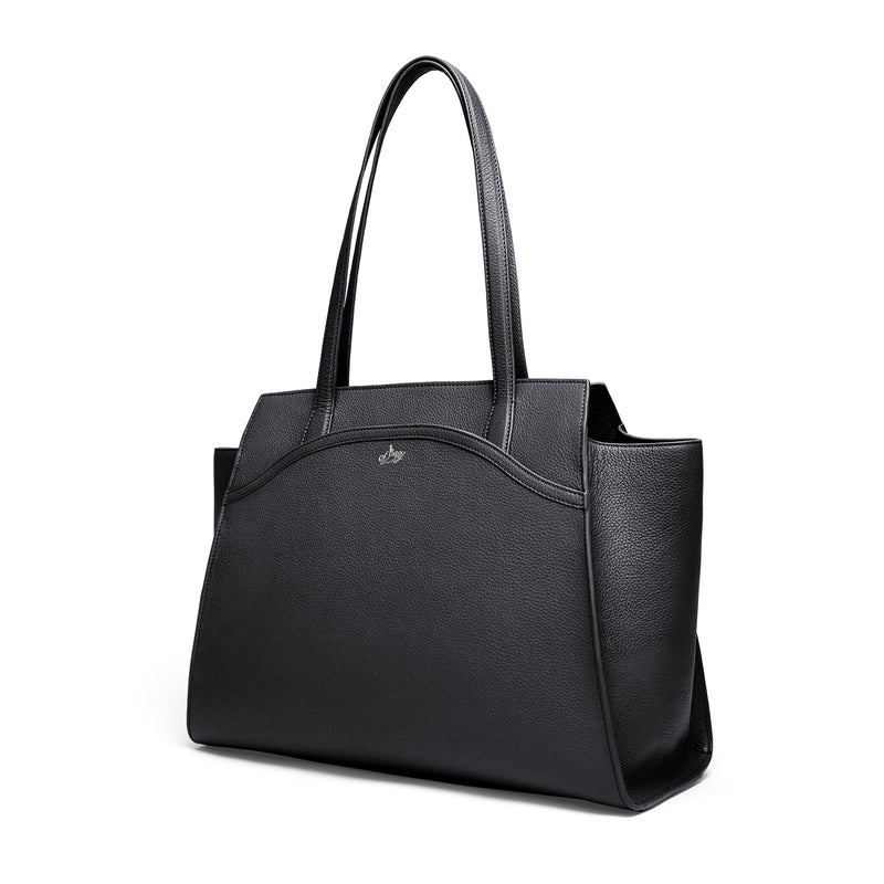 Tang Dynasty Grace Tote Bag Black Side View | Shen Yun Collections 