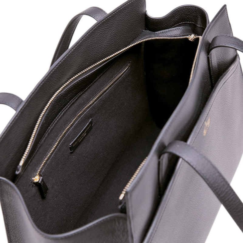 Tang Dynasty Grace Tote Bag Black Zipper | Shen Yun Collections  