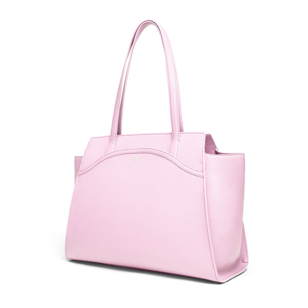 Tang Dynasty Grace Tote Bag Blush Pink Side View | Shen Yun Collections
