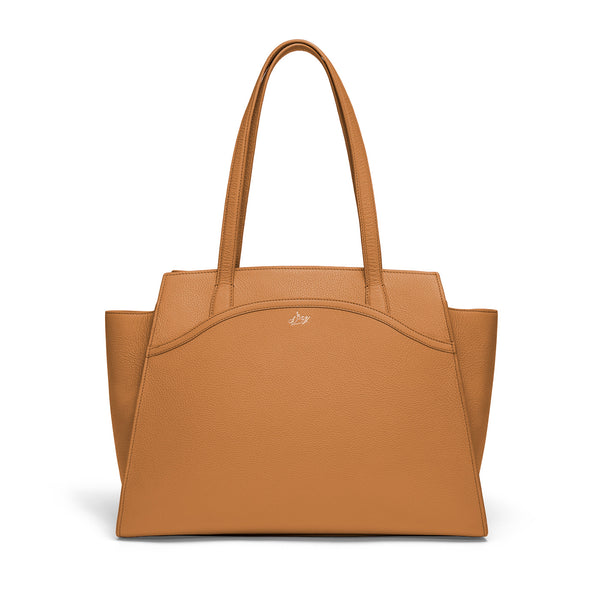 Tang Dynasty Grace Crossbody Bag Camel Front Image | Shen Yun Collections
