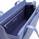 Tang Dynasty Grace Tote Bag - Cornflower - Blue - zipper | Shen Yun Shop 