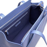 Tang Dynasty Grace Tote Bag Cornflower Blue Zipper | Shen Yun Collections 