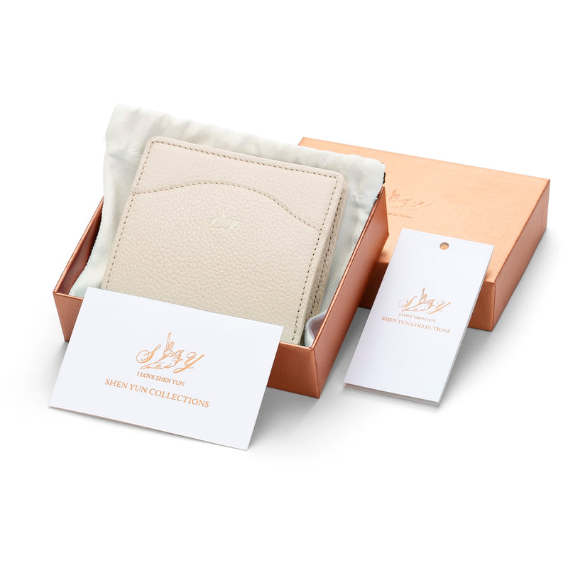 Tang Dynasty Grace Wallet - Parchment - Beige  - Gift-Box | Shen Yun Shop  
