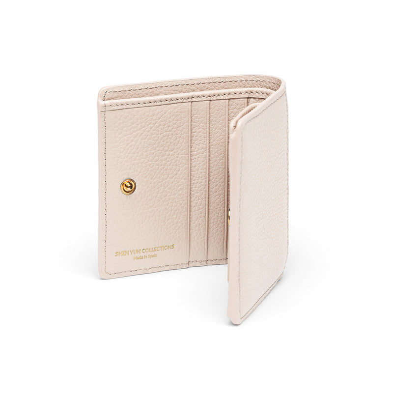 Tang Dynasty Grace Wallet - Parchment - Beige - Side View | Shen Yun Collections 