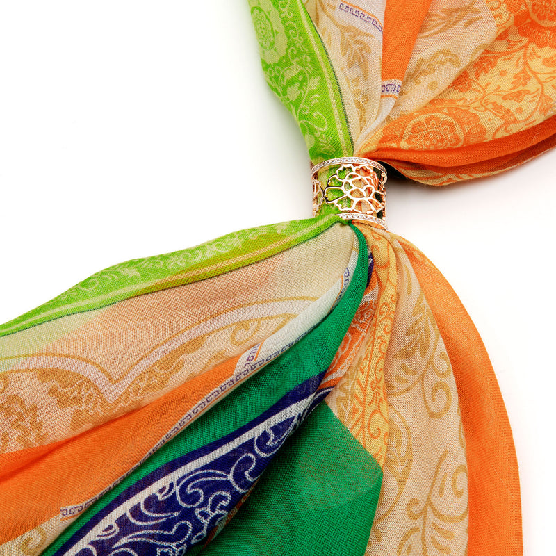 Tang Flower Scarf Ring Rose Gold Life Style | Shen Yun Collections