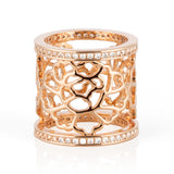 Tang Flower Scarf Ring Rose Gold | Shen Yun Collections