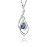 The Heavenly Phoenix Fine Jewelry Necklace with Sapphire 2 | Shen Yun Shop