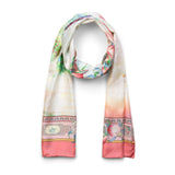 The Peaches of Immortality Silk Long Scarf Image 2 | Shen Yun Shop