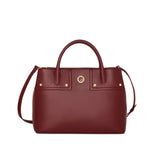 The Spirit of Mulan Small Tote Burgundy Front View | Shen Yun Shop 