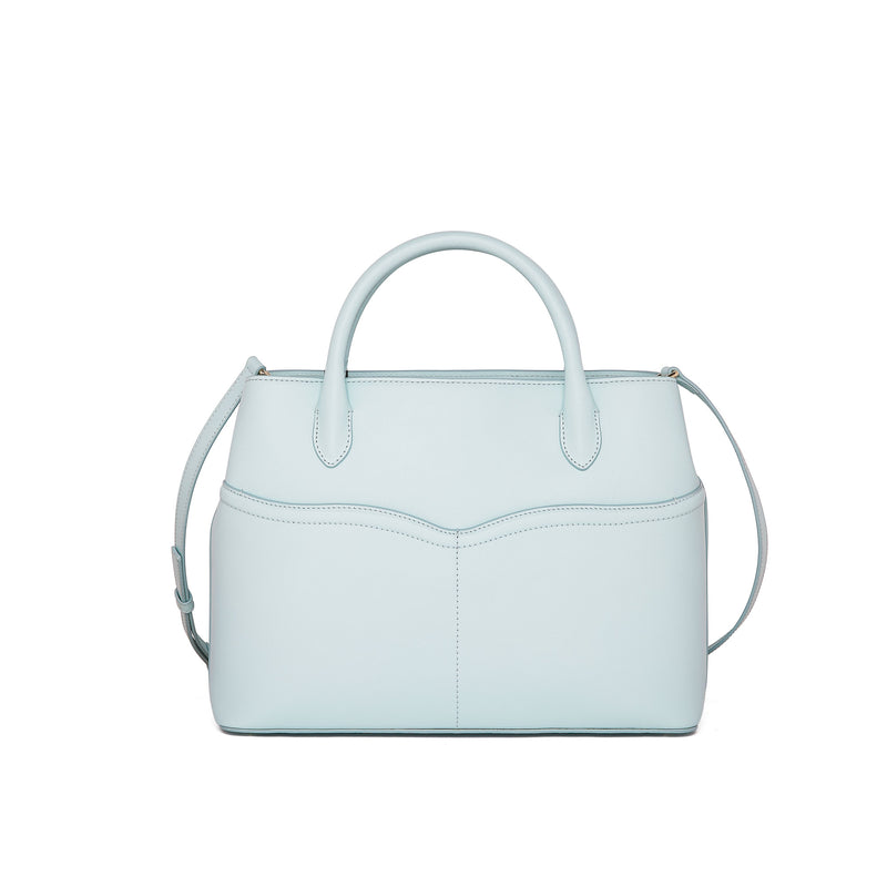 The Spirit of Mulan Small Tote Mint Back View 1 | Shen Yun Collection 