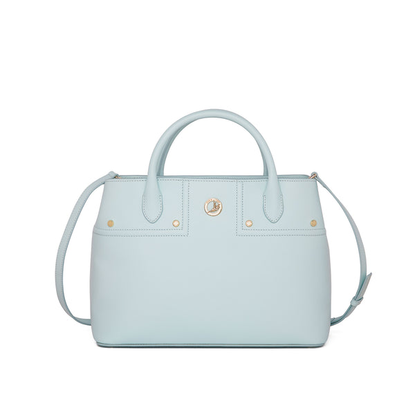 The Spirit of Mulan Small Tote Mint Front View 1 | Shen Yun Collection 