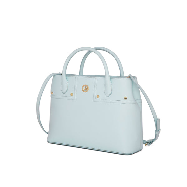 The Spirit of Mulan Small Tote Mint Side View 1 | Shen Yun Collection 