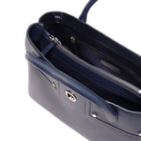 The Spirit of Mulan Small Tote Navy Inside View | Shen Yun Collection
