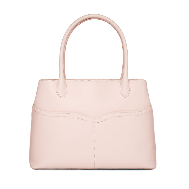 The Spirit of Mulan Tote Bag Pink Back View | Shen Yun Collections 