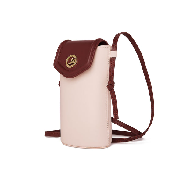 The Spirit of Mulan Phone Bag Pink Side View | Shen Yun Collection 