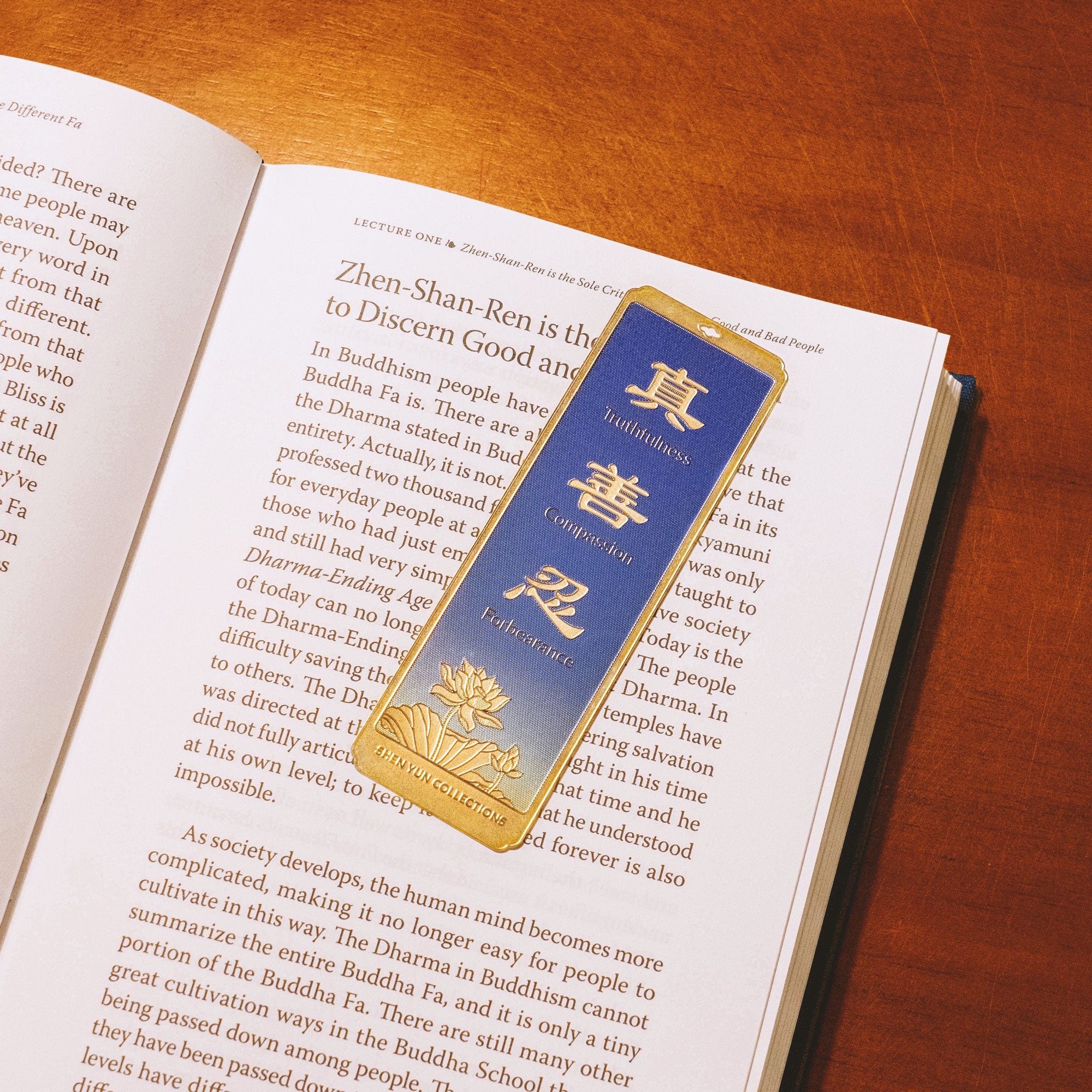 zhen-shan-ren-bookmark-blue-