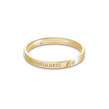 Zhen Shan Ren Timeless Bliss Ring 14kt Yellow Gold 2.5mm wide | Shen Yun Shop