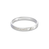Zhen Shan Ren Timeless Bliss Ring Sterling Silver 2.5mm wide | Shen Yun Shop