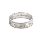 Zhen Shan Ren Timeless Elegance Ring 18kt White Gold 5mm Wide | Shen Yun Collections