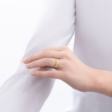 Zhen Shan Ren Timeless Elegance Ring 18kt Yellow Gold 5mm wide Model 2 | Shen Yun Shop